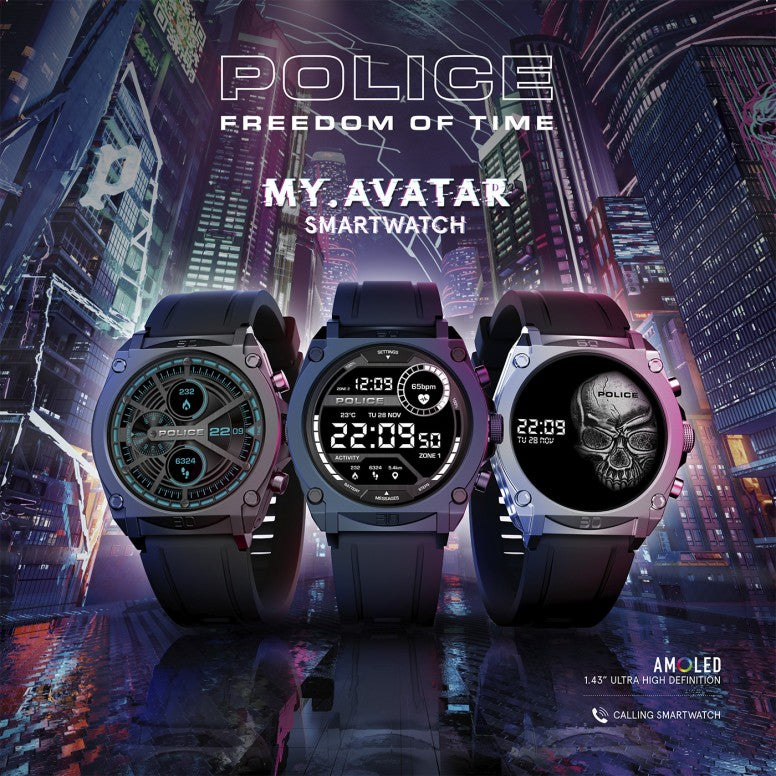 Reloj POLICE inteligente azul My.Avatar PEIUN0000103