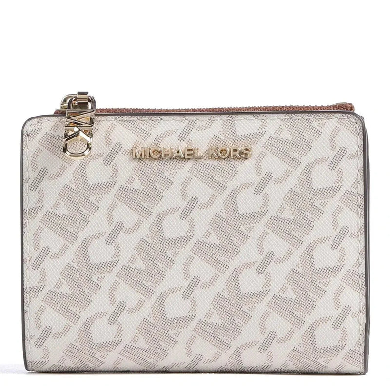 Cartera MICHAEL KORS Empire Monedero canvas marfil/marrón 32S4G8ED7V