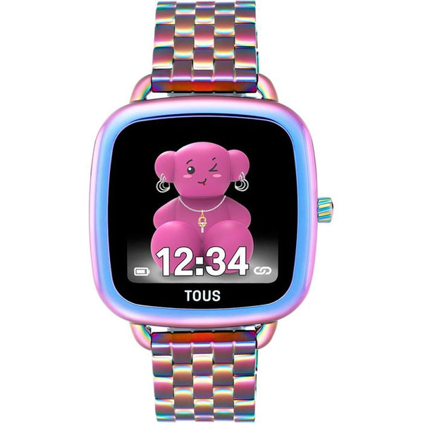 Reloj smartwatch con brazalete de acero IP iridiscente D-Connect 3000135500