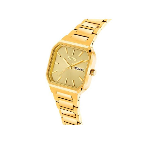 Reloj analógico con brazalete acero IPG dorado Lit 3000137200