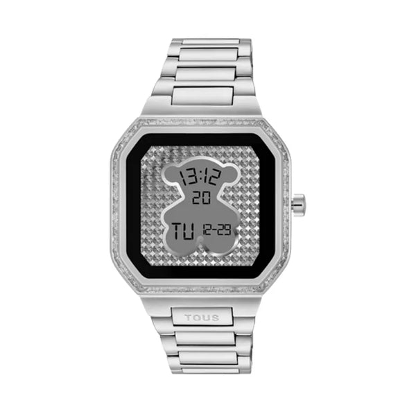 Reloj Tous B-Connect 3000139200 unisex con brazalete y caja de acero y bisel de circonitas