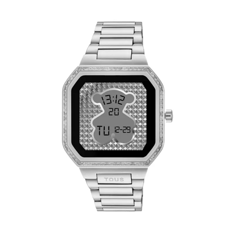 Reloj Tous B-Connect 3000139200 unisex con brazalete y caja de acero y bisel de circonitas