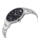 Reloj Emporio Armani Renato Hombre Plateado y Negro Analógico AR11181