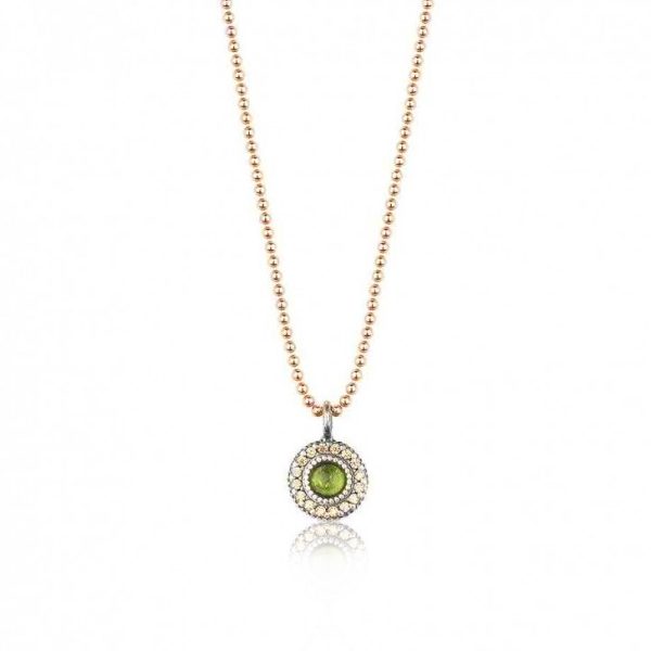 Colgante Sunfield Classy peridoto y circonitas CL061194/20