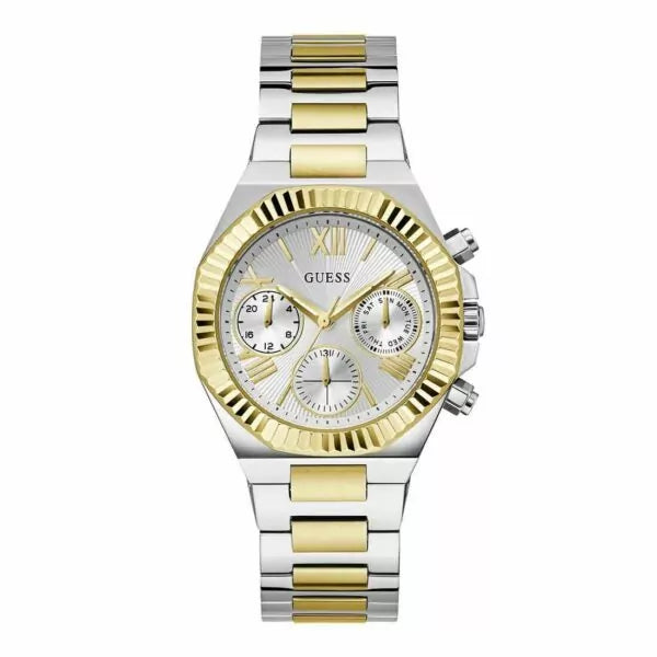 Reloj Guess Equality Mujer Reloj Analógico de Cuarzo con Esfera de Plata GW0769L3