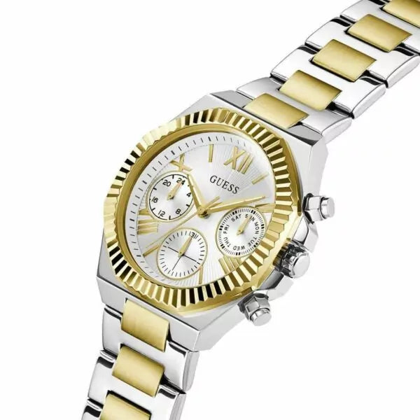 Reloj Guess Equality Mujer Reloj Analógico de Cuarzo con Esfera de Plata GW0769L3