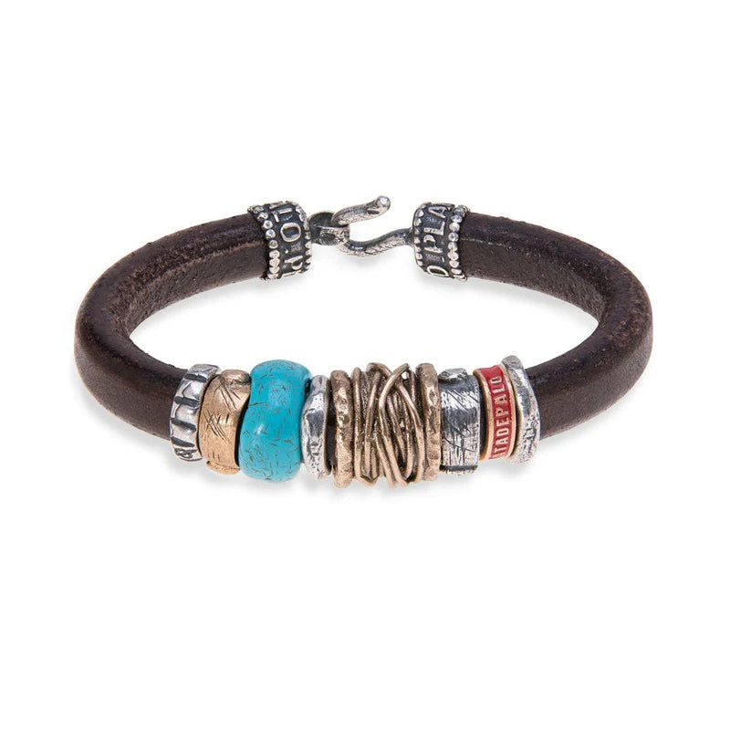 Pulsera PlatadePalo hombre Ladoc MB087X