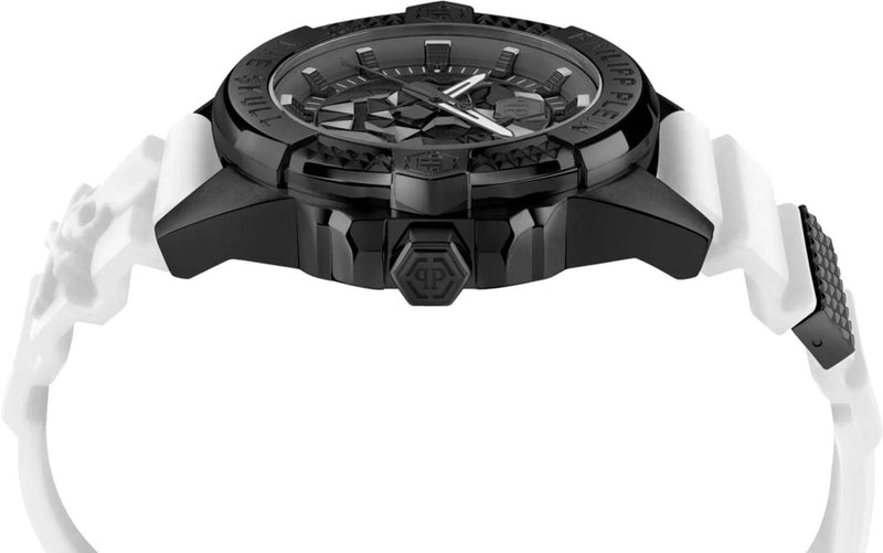 Reloj de Cuarzo Philipp Plein The Skull, PVD, Negro, 44 mm, PWAAA2624