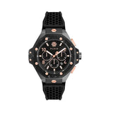 Reloj Philipp Plein CHRONO ROYAL 46mm PWPRA0524 de acero y silicona