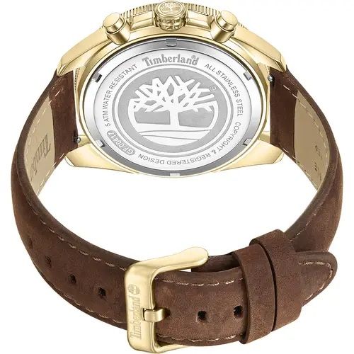 Reloj TDWGF0041702 Marshfield Timberland con la esfera con detalles en dorado y negro