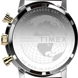 Reloj con correa de cuero TIMEX Marlin® Chronograph Tachymeter 40mm TW2W60400