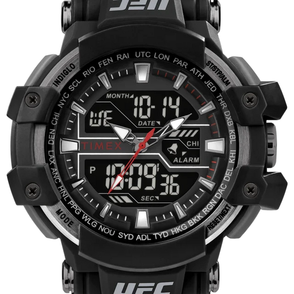 Reloj TIMEX UFC Combat 53mm con correa de resina TW5M51800