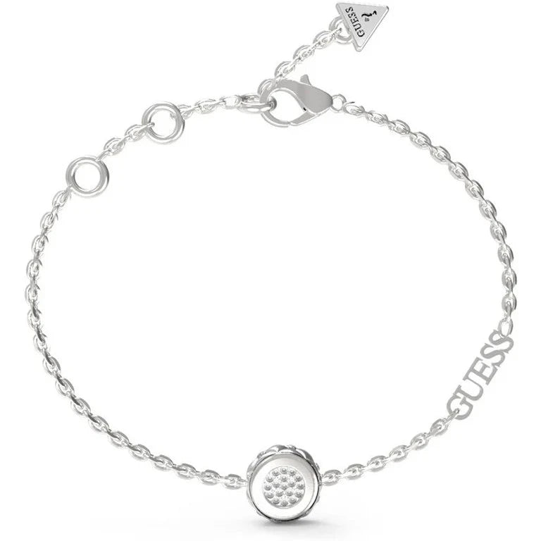 Pulsera de eslabones GUESS con JUBB04594JWRHS de cristal