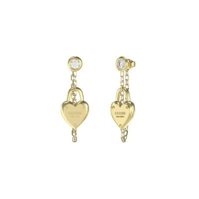 Pendientes GUESS JUBE04212JWYGT-U acero corazón