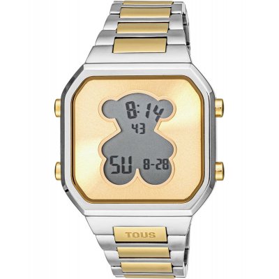 Reloj digital TOUS  D-bear con brazalete de acero SS y acero IPG dorado D-BEAR 3000134600